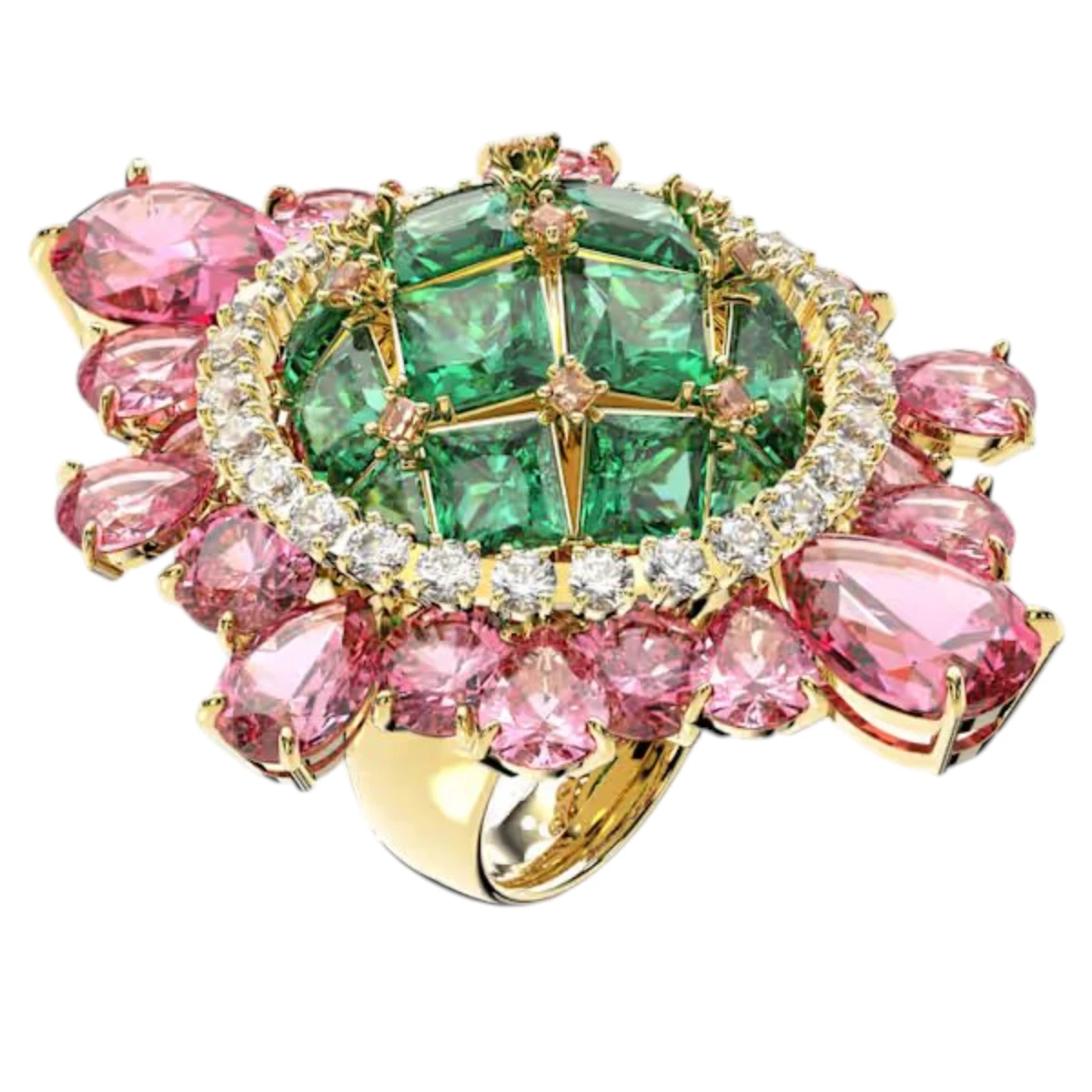 5620685 Swarovski Curiosa Ring Roséguldfärgad Flerfärgad 52 - Bild 1