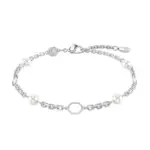 Swarovski Symbolica Armband Silverfärgad Vit