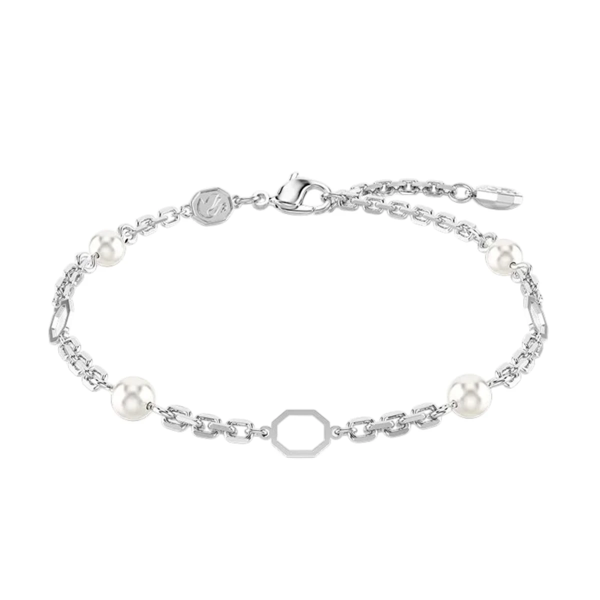 5667210 Swarovski Symbolica Armband Silverfärgad Vit - Bild 1