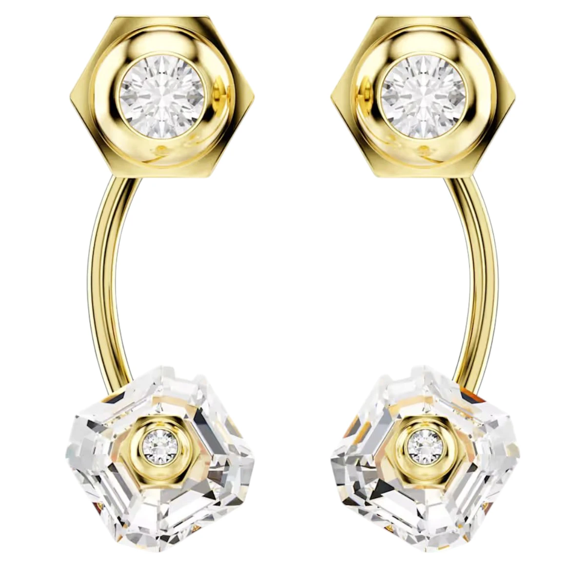 5677980 Swarovski Numina Örhängen Guldfärgad Vit - Bild 1