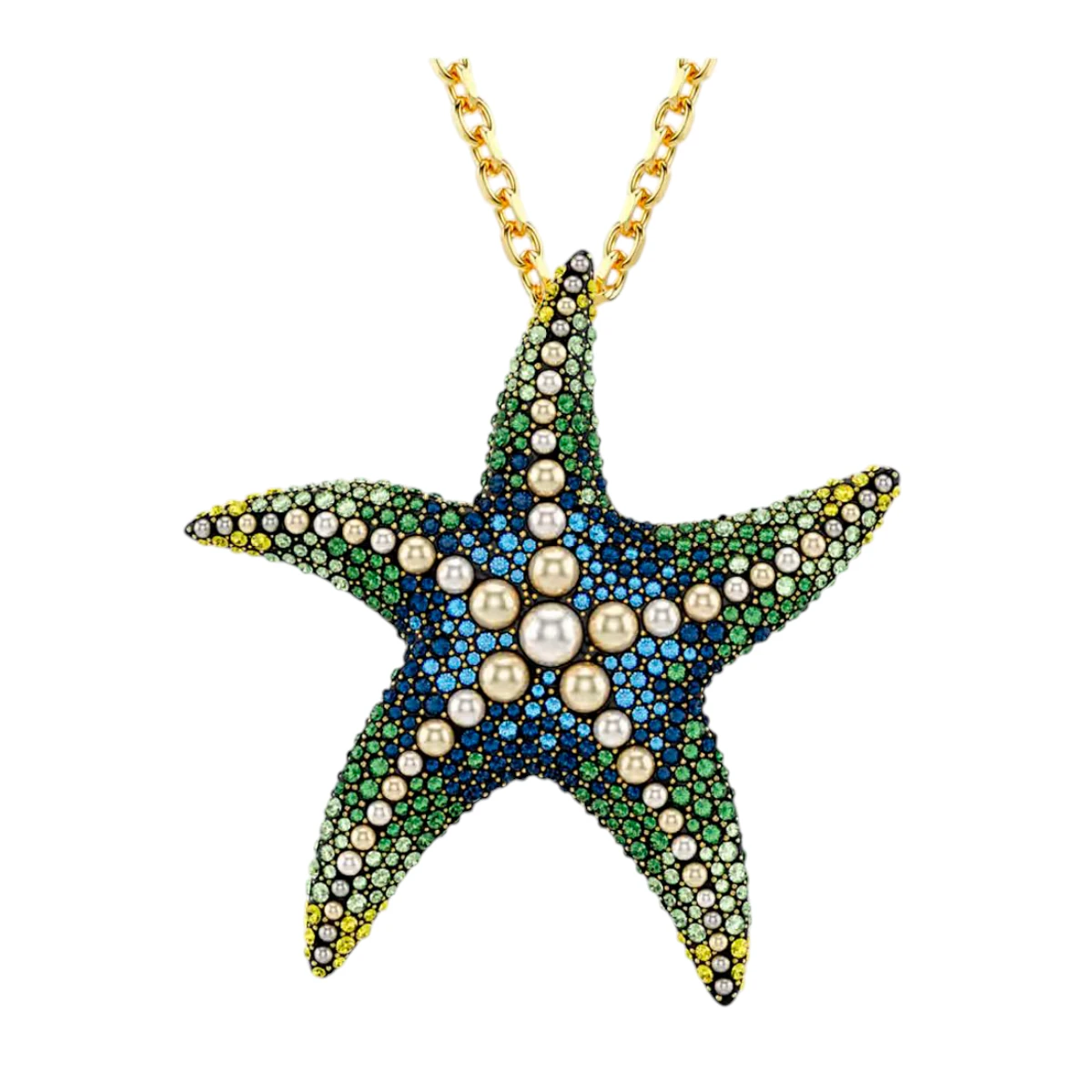 5684168 Swarovski Idyllia Halsband Guldfärgad Flerfärgad - Bild 1