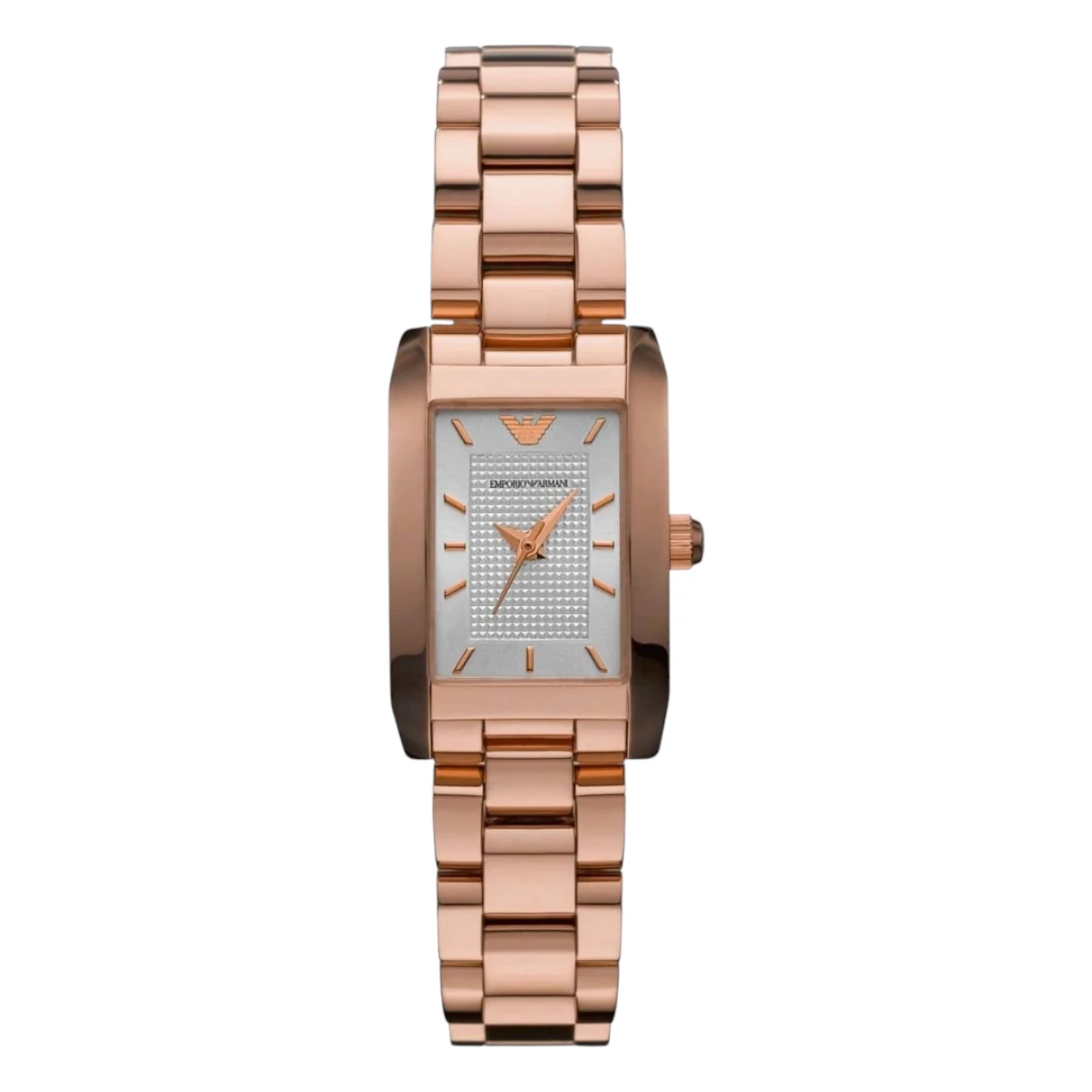 AR0361 Armani Damklocka Quartz Rosa stållänk Vit