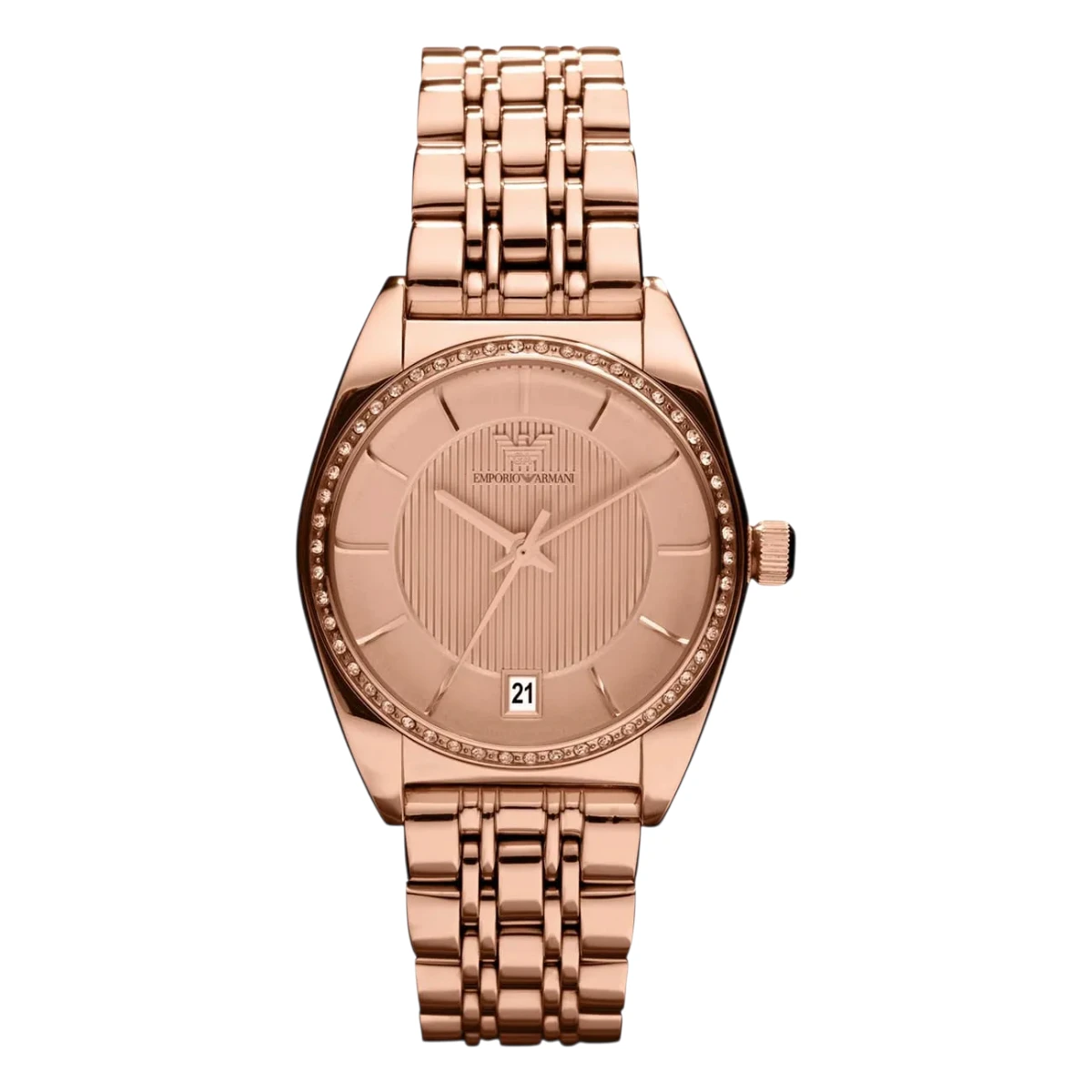 AR0381_01 Armani Classic Quartz Stållänk Roséguld - Bild 1