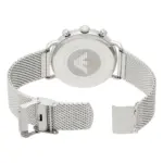 Armani Aviator Quartz Kronograf Mesharmband Svart - Bild 4