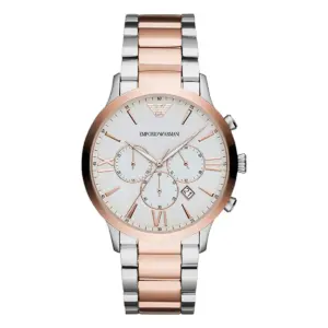 Armani Herrklocka Quartz Grå Boett Vit