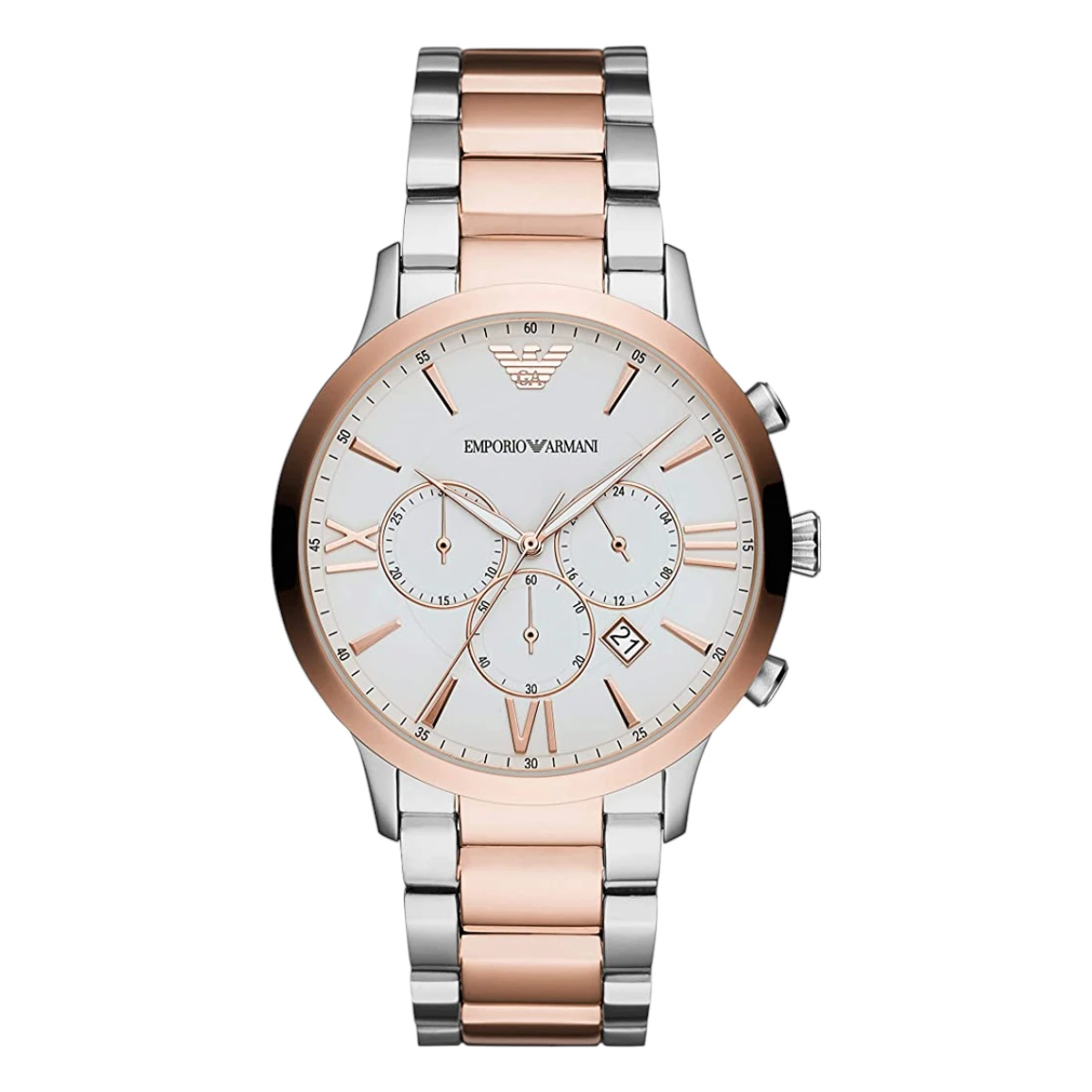 AR11209 Armani Herrklocka Quartz Grå Boett Vit