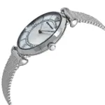 Armani Gianni T-Bar Quartz Mesharmband Vit Pärlemor - Bild 2