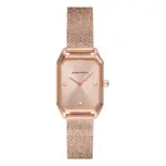 Armani Damklocka Quartz Stållänk Rosa