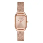 Armani Gioia Quartz Rektangulär Mesharmband Roséguld