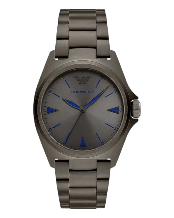 Armani Herrklocka Quartz Stållänk Grå
