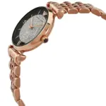 Armani Gianni T-Bar Quartz Roséguldfärgad Stållänk Brun - Bild 2