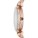 Armani Gianni T-Bar Quartz Roséguldfärgad Stållänk Brun - Bild 3