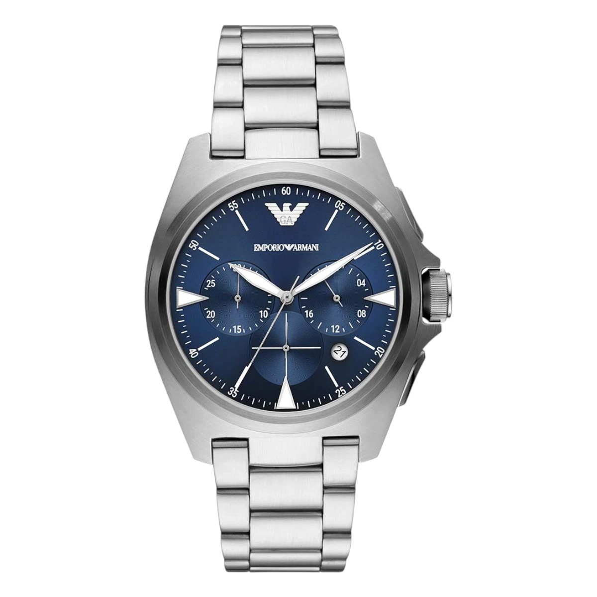 AR11411 Armani Herrklocka Quartz Viklås Stållänk Blå