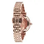 Armani Gianni T-Bar Quartz Roséguldfärgad Stållänk Blå - Bild 3