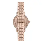 Armani Gianni T-Bar Quartz Roséguldfärgad Stållänk Blå - Bild 4
