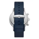 Armani Herrklocka Quartz Läderarmband Blå