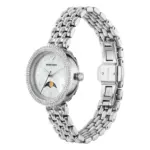 Armani Rosa Quartz Månfas Stållänk Vit Pärlemor - Bild 2