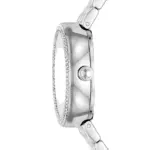 Armani Rosa Quartz Månfas Stållänk Vit Pärlemor - Bild 3