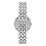 Armani Rosa Quartz Månfas Stållänk Vit Pärlemor - Bild 4
