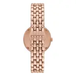 Armani Rosa Quartz Månfas Roséguldfärgad Stållänk Vit Pärlemor - Bild 4