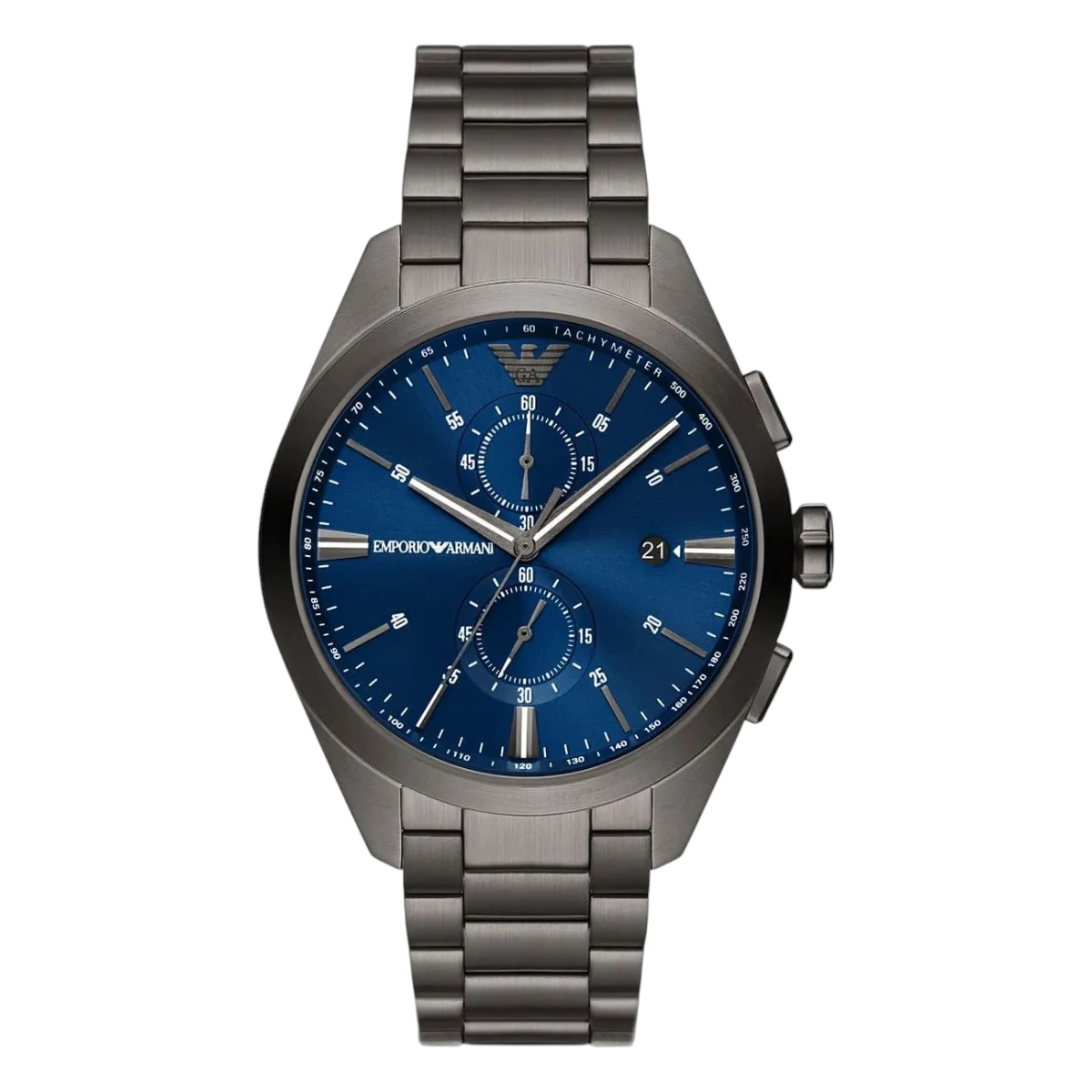 AR11481 Armani Herrklocka Quartz Hardlex Stållänk Grå