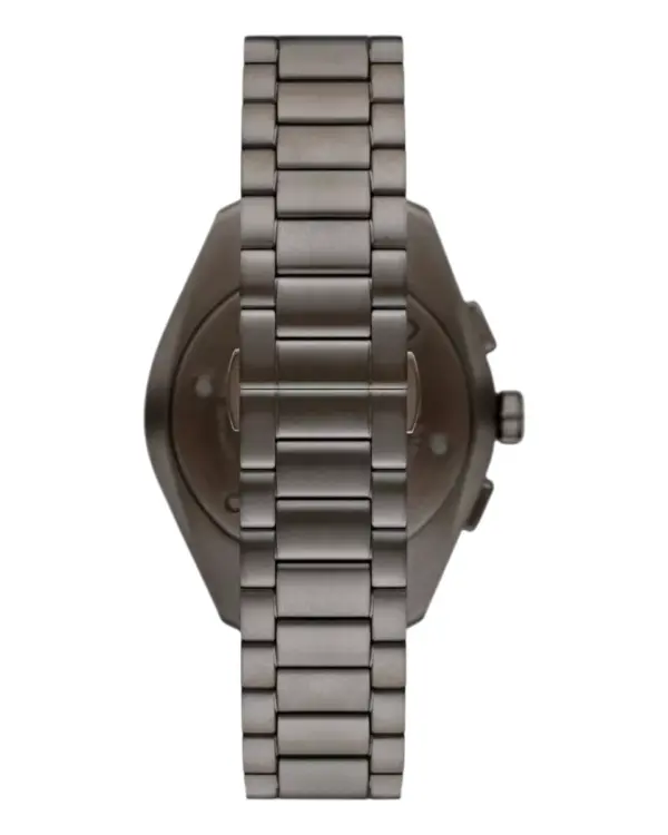 Armani Herrklocka Quartz Hardlex Stållänk Grå