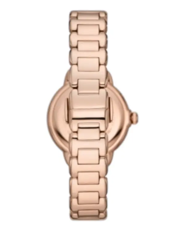 Armani Damklocka Quartz Rosa Stållänk Flerfärgad