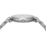 Armani Gianni T-Bar Quartz Kristallring Stållänk Blå - Bild 3