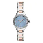 Armani Mia Quartz Tvåfärgad Stållänk Blå