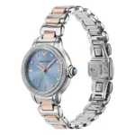 Armani Mia Quartz Tvåfärgad Stållänk Blå - Bild 2