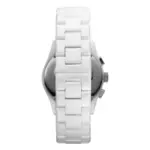 Armani Ceramica Quartz Kronograf Keramiklänk Vit - Bild 3
