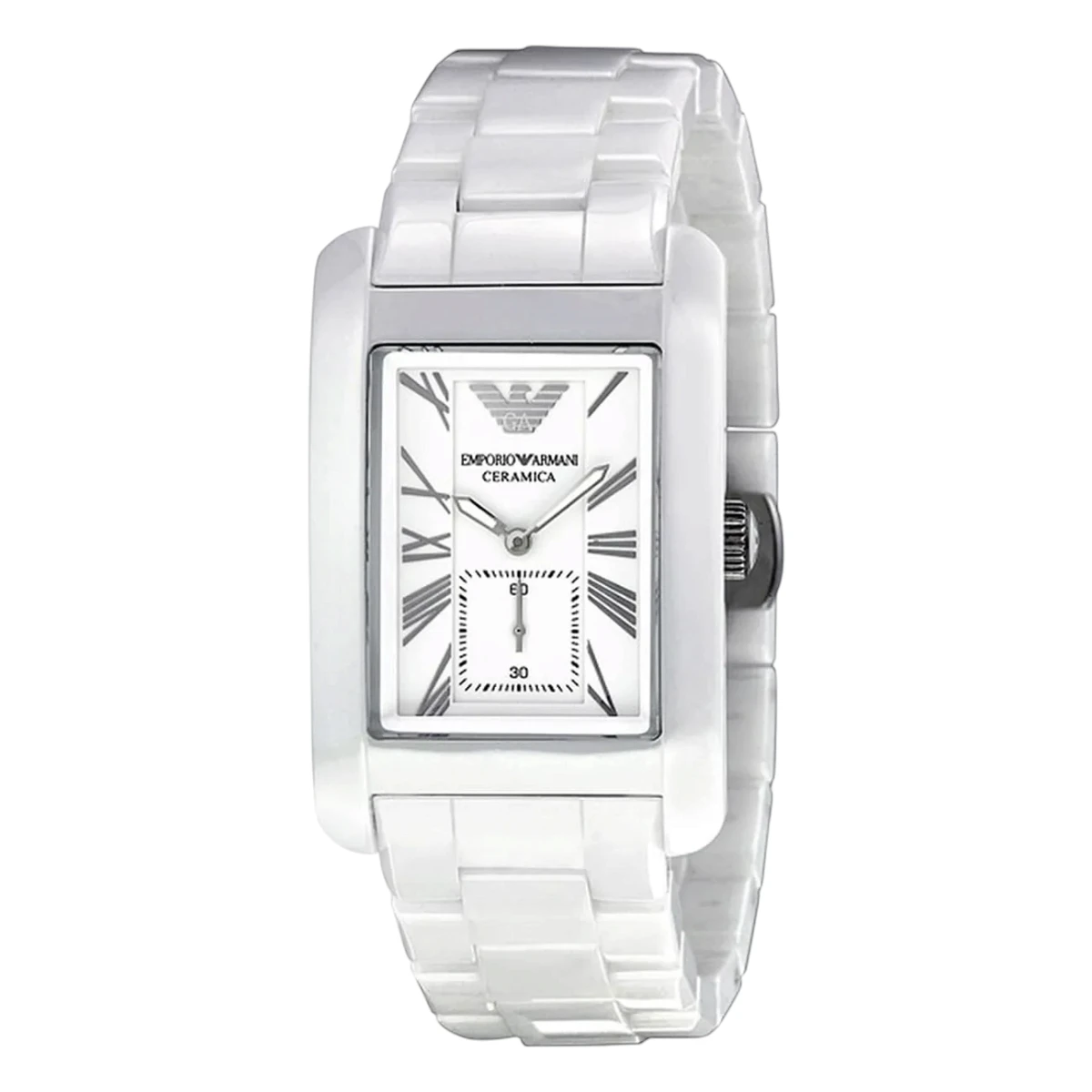 AR1408_01 Armani Ceramica Quartz Keramiklänk Vit - Bild 1