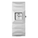 Armani Damklocka Quartz Keramikarmband Vit