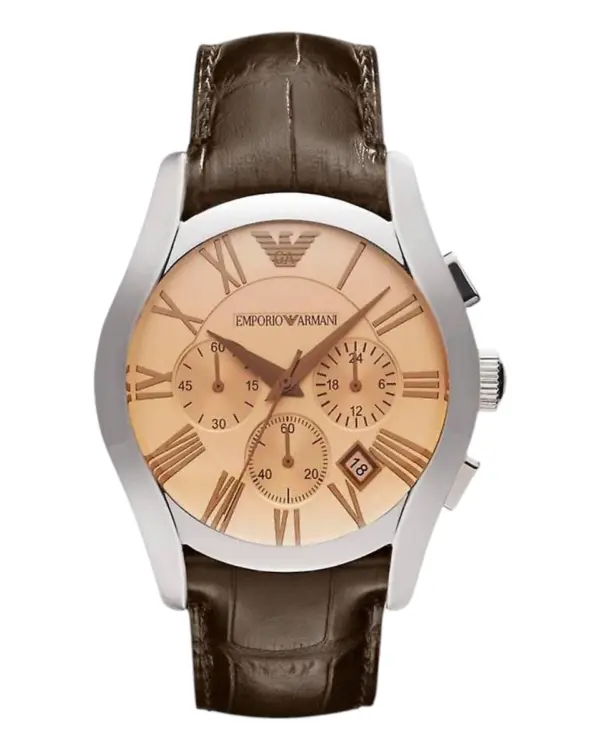 Armani Herrklocka Quartz Grå boett Brun