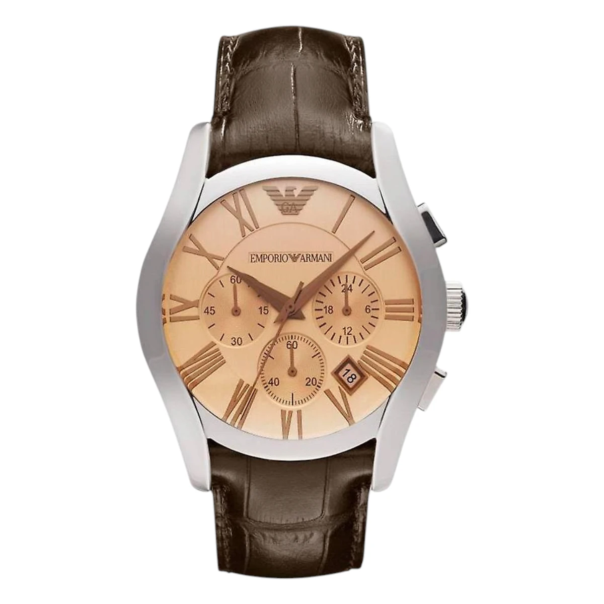 AR1634 Armani Herrklocka Quartz Grå boett Brun