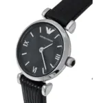 Armani Classic 32 mm Quartz Läderarmband Svart Pärlemor - Bild 4