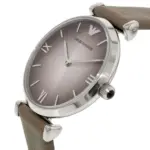 Armani Quartz Läderarmband Brun - Bild 4