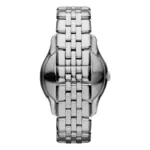 Armani Classic 43 mm Quartz Liten Sekundvisare Stållänk Silver - Bild 3