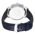 Armani Herrklocka Quartz Blått Läderarmband Blå