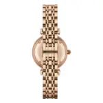 Armani Gianni T-Bar Quartz Roséguldfärgad Stållänk Vit Pärlemor - Bild 4