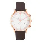 Armani Herrklocka Quartz Guldfärgad Boett Vit
