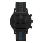 Armani Herrklocka Quartz Textilarmband Svart