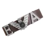 Armani Quartz Läderarmband Svart