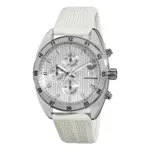 Armani Quartz Kronograf Silikonarmband Silver - Bild 2