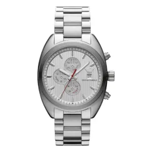 Armani Herrklocka Quartz Stållänk Silver