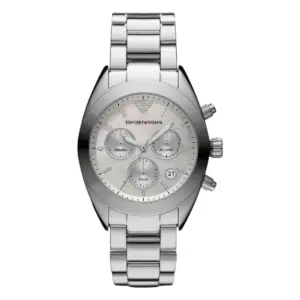 Armani Damklocka Quartz Stållänk Silver