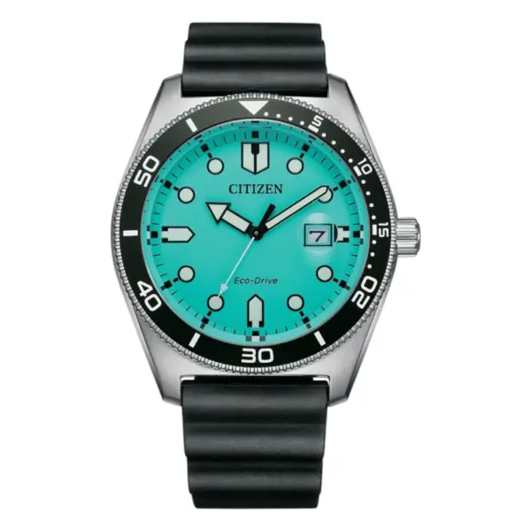 Citizen Eco-Drive Gummiarmband Grön