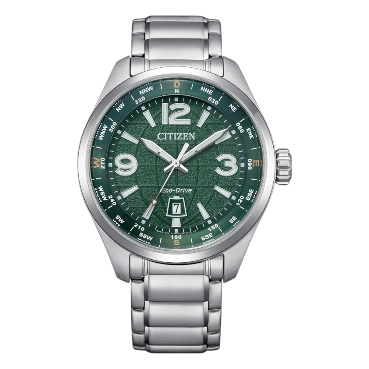AW1830-88X_1 Citizen Eco-Drive Stållänk Grön