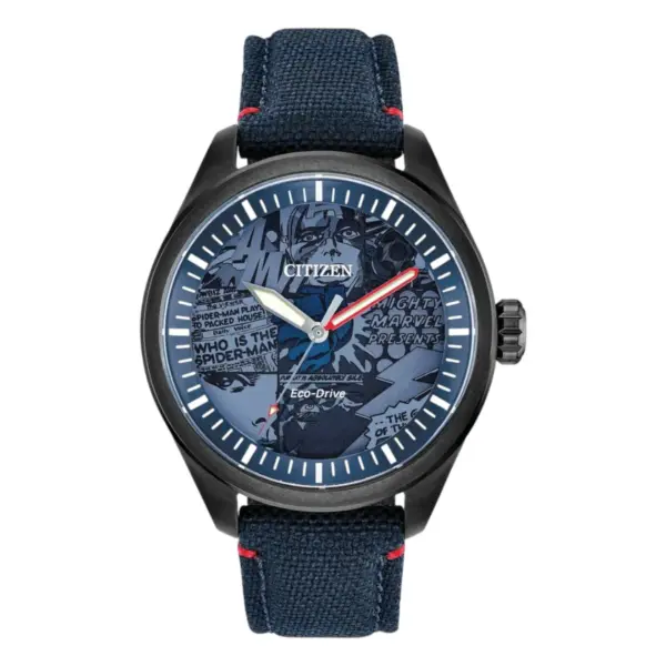 Citizen Marvel Eco-Drive Textilarmband Blå