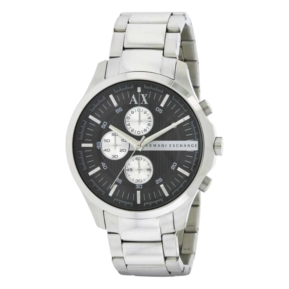 AX2152 Armani Exchange Herrklocka Quartz Grå Stållänk Svart